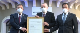 Präsident Erdoğan eröffnete die neue Fabrik von Mfa Mask