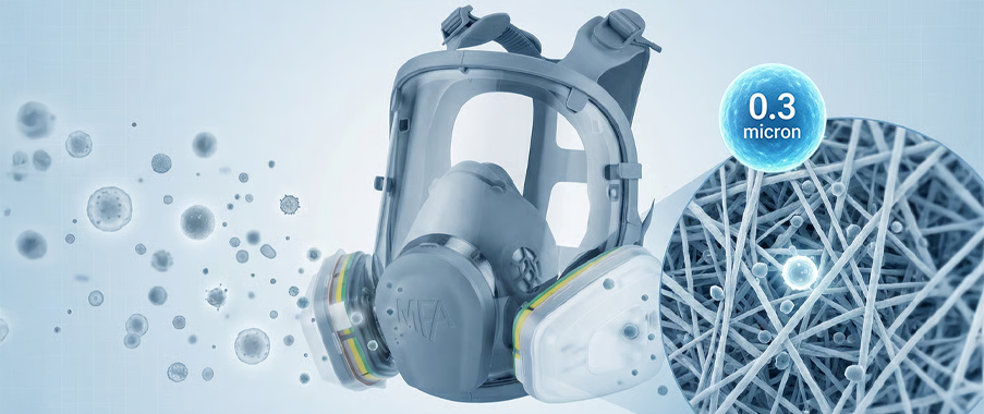 Көрінбейтін қауіп: Неліктен барлық маска стандарттары «0.3 микрон» дейді?